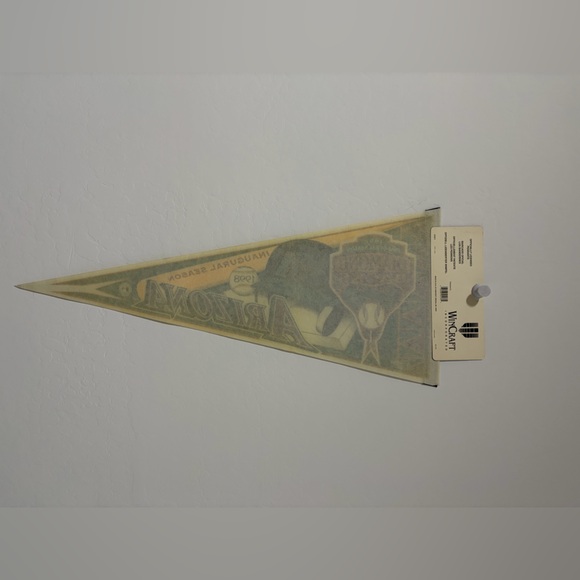 Vintage 1998 MLB Arizona Diamond Backs Inaugural Season Pennant - new with tag - Picture 2 of 5